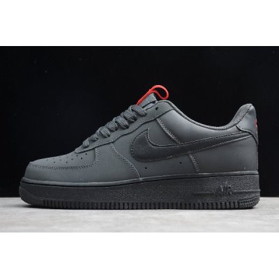 Nike Erkek Air Force 1 Low Siyah / Koyu Gri Kaykay Ayakkabı Türkiye - ZVZWHFHR